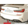 Diffuseur de pare-chocs arrière "noir brillant" "Rieger Tuning" pour BMW SERIE 3 M340i/M340d TYPE G20/G21 (sans attelage)