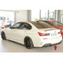 Diffuseur de pare-chocs arrière "noir" "Rieger Tuning" pour BMW SERIE 3 M340i/M340d TYPE G20/G21 (avec attelage)