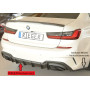 Diffuseur de pare-chocs arrière "noir" "Rieger Tuning" pour BMW SERIE 3 M340i/M340d TYPE G20/G21 (avec attelage)