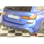 Lame de coin de pare-chocs arrière droit "noir" "Rieger Tuning" pour BMW SERIE 3 M340i/M340d TYPE G20/G21