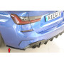 Lame de coin de pare-chocs arrière gauche "noir brillant" "Rieger Tuning" pour BMW SERIE 3 M340i/M340d TYPE G20/G21