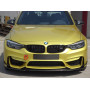 Lame de pare-chocs avant "Carbone véritable" "Rieger Tuning" pour BMW M4 (F82/F83/M-PERFORMANCE)