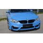 Lame de pare-chocs avant "Carbone véritable" "Rieger Tuning" pour BMW M4 (F82/F83/M-PERFORMANCE)