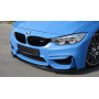 Lame de pare-chocs avant "Carbone véritable" "Rieger Tuning" pour BMW M4 (F82/F83/M-PERFORMANCE)