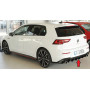Diffuseur de pare-chocs arrière "Noir brillant" "Rieger Tuning" pour VOLKSWAGEN GOLF 8 GTI (avec attelage pivotant)