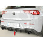Diffuseur de pare-chocs arrière "Noir" "Rieger Tuning" pour VOLKSWAGEN GOLF 8 GTI (avec attelage pivotant)