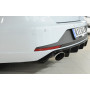 DESTOCKAGE - Diffuseur de pare-chocs arrière "Noir brillant" "Rieger Tuning" pour SEAT LEON CUPRA (5F)