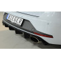 DESTOCKAGE - Diffuseur de pare-chocs arrière "Noir brillant" "Rieger Tuning" pour SEAT LEON CUPRA (5F)