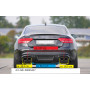 Diffuseur de pare-chocs arrière "noir" "Rieger Tuning" pour AUDI S5 (B8/B81)
