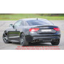 Diffuseur de pare-chocs arrière "noir brillant" "Rieger Tuning" pour AUDI A5 (B8/B81)