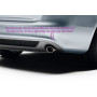 Diffuseur de pare-chocs arrière "noir brillant" "Rieger Tuning" pour AUDI A5 (B8/B81)