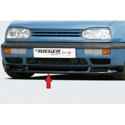 Ajout de pare-chocs avant "noir brillant" "Rieger Tuning" pour VOLKSWAGEN GOLF 3