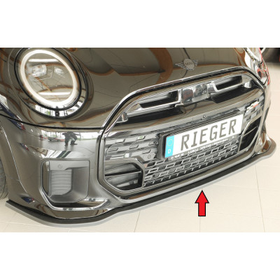 Lame de pare-chocs avant "Noir" "Rieger Tuning" - MINI COOPER (FM6)