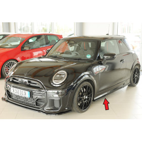 Lame de bas de caisse côté gauche "Noir brillant" "Rieger Tuning" - MINI COOPER (FM6)