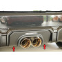 Diffuseur de pare-chocs arrière (partie centrale) "Noir" "Rieger Tuning" - MINI COOPER (FM6)