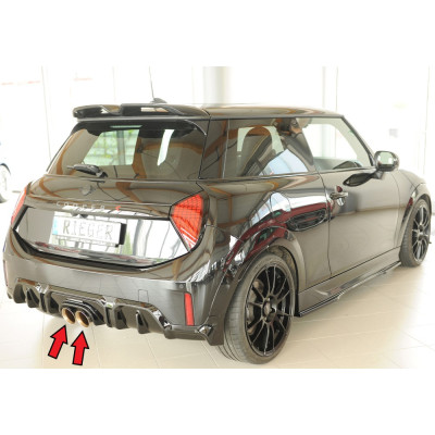 Catback sport inox 2 x Ø100 mm (sortie centrale) - MINI COOPER S (FM6) 2.0L 204cv