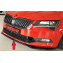 Lame de pare-chocs avant "noir brillant" "Rieger Tuning" - SKODA SUPERB III (3T/3V)