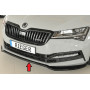 Lame de pare-chocs avant "noir brillant" "Rieger Tuning" - SKODA SUPERB III (3T/3V)