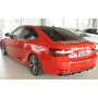 Diffuseur de pare-chocs arrière "Noir" "Rieger Tuning" - SKODA SUPERB III (3T/3V) avec attelage