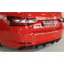 Diffuseur de pare-chocs arrière "Noir brillant" "Rieger Tuning" - SKODA SUPERB III (3T/3V) avec attelage