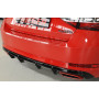 Diffuseur de pare-chocs arrière "Noir brillant" "Rieger Tuning" - SKODA SUPERB III (3T/3V) avec attelage