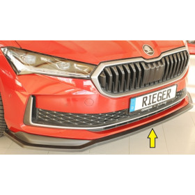 Lame de pare-chocs avant "noir" "Rieger Tuning" - SKODA SUPERB IV (NZ/3Y)