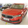 Lame de pare-chocs avant "noir" "Rieger Tuning" - SKODA SUPERB IV (NZ/3Y)