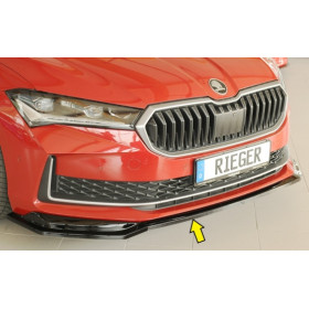 Lame de pare-chocs avant "noir brillant" "Rieger Tuning" - SKODA SUPERB IV (NZ/3Y)