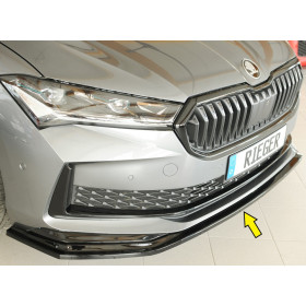 Lame de pare-chocs avant "noir brillant" "Rieger Tuning" - SKODA SUPERB IV (NZ/3Y) Sportline
