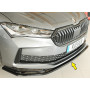 Lame de pare-chocs avant "noir brillant" "Rieger Tuning" - SKODA SUPERB IV (NZ/3Y) Sportline