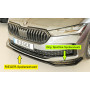 Lame de pare-chocs avant "noir brillant" "Rieger Tuning" - SKODA SUPERB IV (NZ/3Y) Sportline