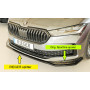 Lame de pare-chocs avant "noir brillant" "Rieger Tuning" - SKODA SUPERB IV (NZ/3Y) Sportline