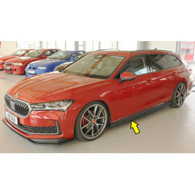 Bas de caisse côté gauche "noir" "Rieger Tuning" - SKODA SUPERB IV (NZ/3Y)