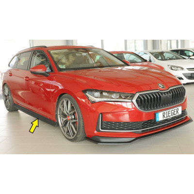 Bas de caisse côté droit "noir" "Rieger Tuning" - SKODA SUPERB IV (NZ/3Y)