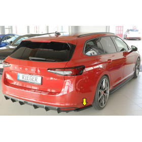 Lame de coin de pare-chocs arrière côté droit "noir" "Rieger Tuning" - SKODA SUPERB IV (NZ/3Y)