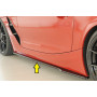 Lame de bas de caisse côté gauche "noir brillant" "Rieger Tuning" - BMW Z4 (G4Z/G29)