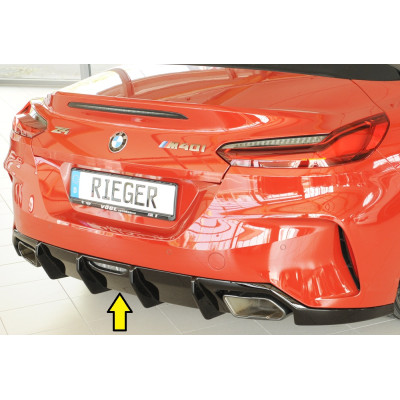 Diffuseur de pare-chocs arrière "noir brillant" "Rieger Tuning" - BMW Z4 M40i (G4Z/G29)