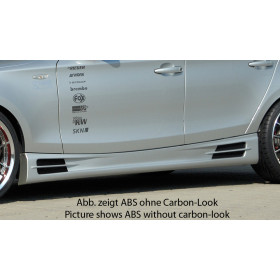 Bas de caisse côté gauche "Carbon-look" "Rieger Tuning" - BMW SERIE 1 (E87)