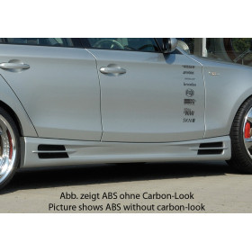 Bas de caisse côté droit "Carbon-look" "Rieger Tuning" - BMW SERIE 1 (E87)