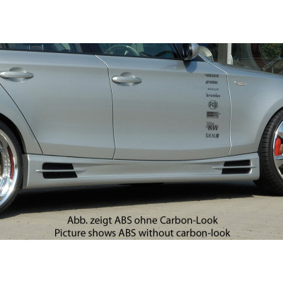 Bas de caisse côté droit "Carbon-look" "Rieger Tuning" - BMW SERIE 1 (E87)
