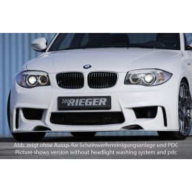 Pare-chocs avant (lave-phares) "Rieger Tuning" - BMW SERIE 1 (E81/E82/E87/E88)