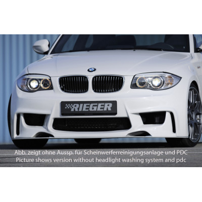 Pare-chocs avant (lave-phares/PDC) "Rieger Tuning" - BMW SERIE 1 (E81/E82/E87/E88)