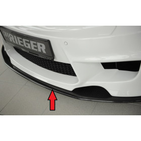 Lame pour pare-chocs avant "Carbone véritable" "Rieger Tuning" - BMW SERIE 1 (E81/E82/E87/E88)