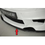 Lame pour pare-chocs avant "Carbone véritable" "Rieger Tuning" - BMW SERIE 1 (E81/E82/E87/E88)