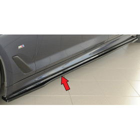 Lame de bas de caisse côté gauche "noir brillant" "Rieger Tuning" - BMW SERIE 5 (G30/G31)
