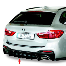 Diffuseur de pare-chocs arrière "noir" "Rieger Tuning" - BMW SERIE 5 (G30/G31) sans attelage