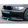 Lame pour pare-chocs avant "noir" "Rieger Tuning" - BMW SERIE 1 (E82/E88)