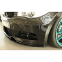 Lame pour pare-chocs avant "noir brillant" "Rieger Tuning" - BMW SERIE 1 (E82/E88)