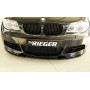 Lame pour pare-chocs avant "noir brillant" "Rieger Tuning" - BMW SERIE 1 (E82/E88)
