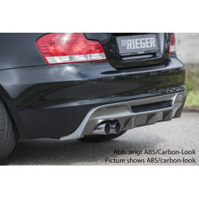 Diffuseur de pare-chocs arrière "noir" "Rieger Tuning" - BMW SERIE 1 (E82/E88)